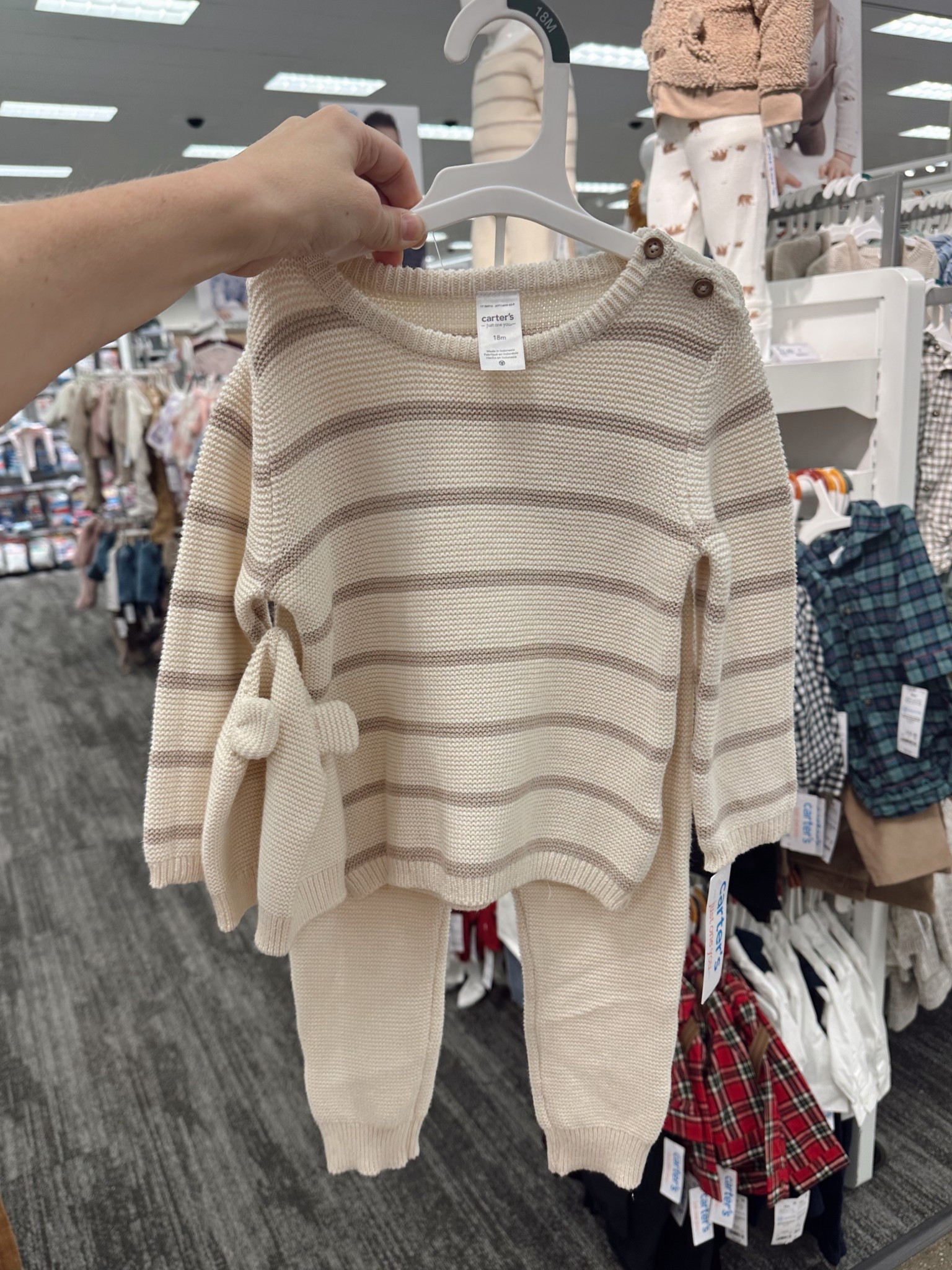 The cutest little gender neutral baby/toddler knit set for fall! Even comes with a little hat. 

#LTKBaby #LTKSaleAlert #LTKBump