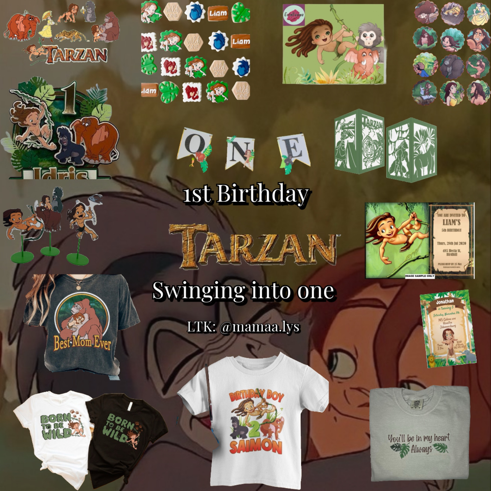 Swinging into one 🍃 Tarzan first birthday | Disney first birthday 

#LTKparties #LTKkids #LTKfamily