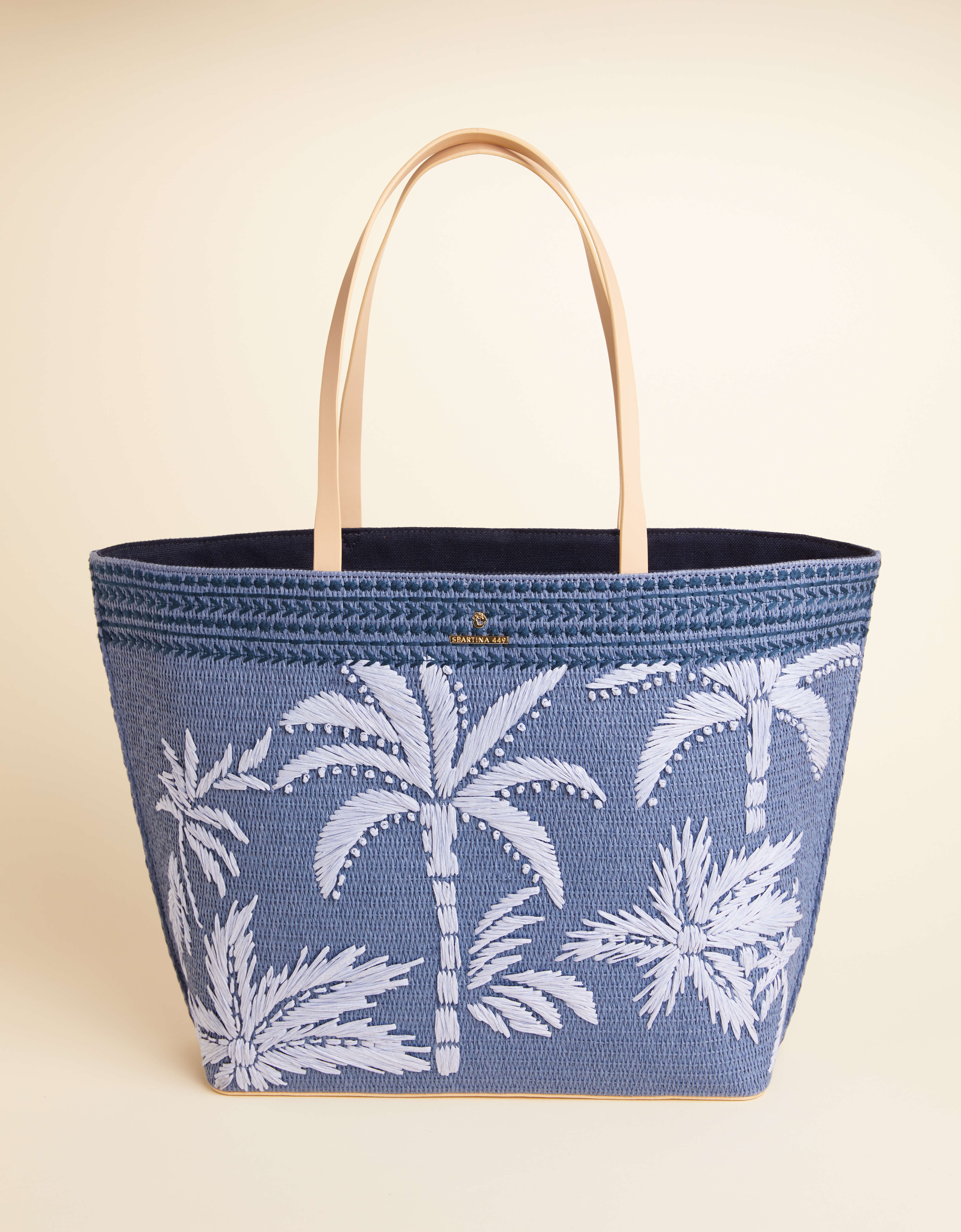 Beach Tote Ogeechee Blue Palm | Spartina 449