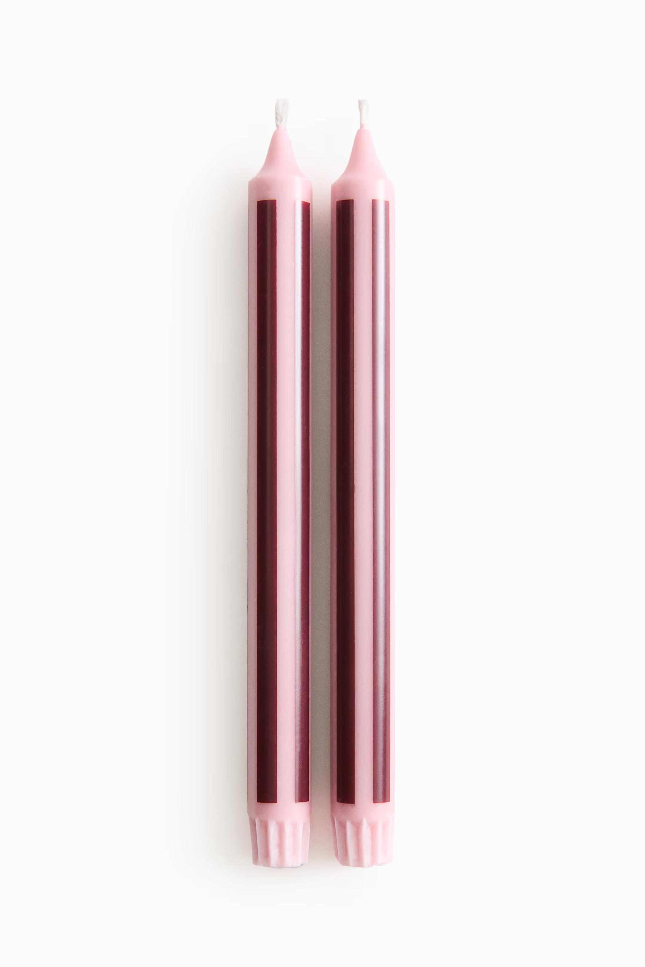 2-pack patterned candles | H&M (UK, MY, IN, SG, PH, TW, HK)