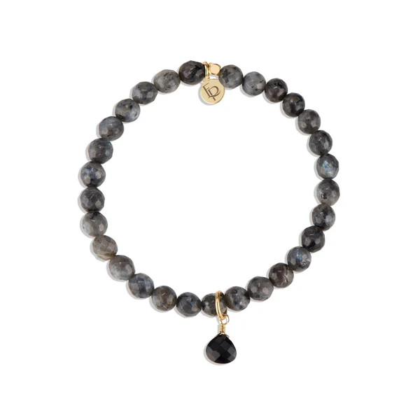 Royal Gemstone Beaded Bracelet | Black Labradorite | elli parr