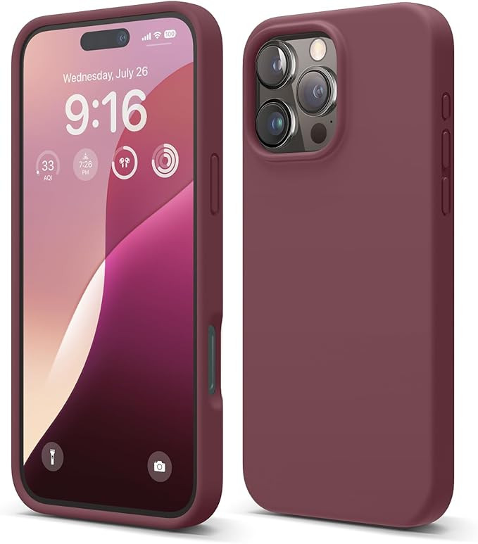 elago Compatible with iPhone 16 Pro Max Case, Premium Liquid Silicone Case, Full Body Protective ... | Amazon (US)