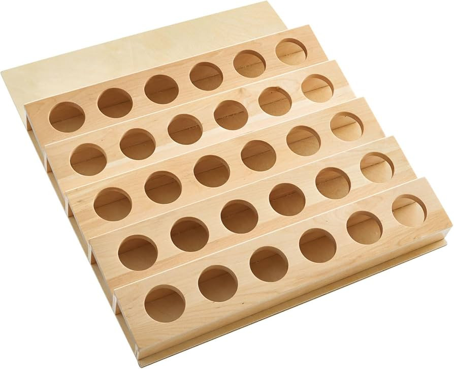 Rev-A-Shelf 16" K-Cup Coffee or Tea Pod Organizer, Pull Out Kitchen Draw Utensil Storage Organize... | Amazon (US)