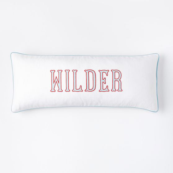 Bespoke Embroidered Pillow | Mark and Graham