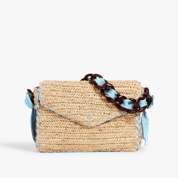 Las Olas Shoulder Bag Baby Blue | Pamela Munson