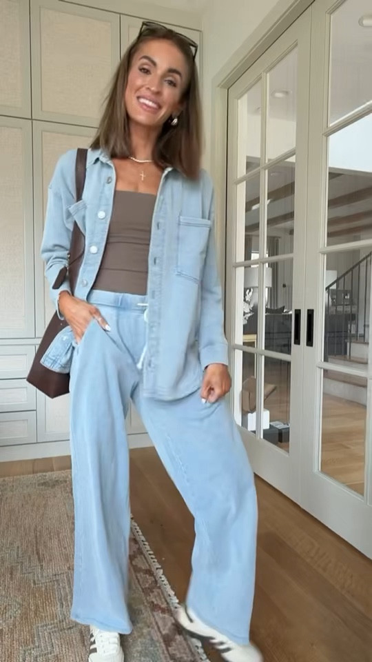 this knit matching set 😍 feels like pajamas but looks so out together! 🙌🏼 runs tts 