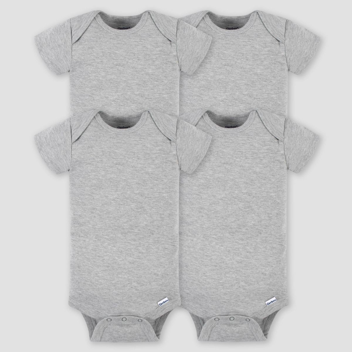 Gerber Baby 4pk Short Sleeve Onesie | Target