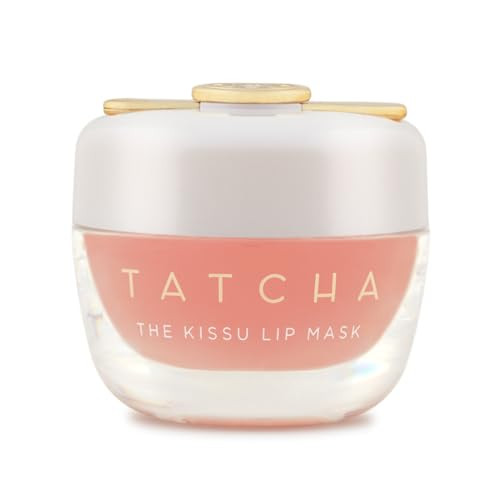 Tatcha Kissu Lip Mask | Overnight Lip Scrub Exfoliator to Plump and Hydrate Lips, 9.0 G | 0.32 oz | Amazon (US)