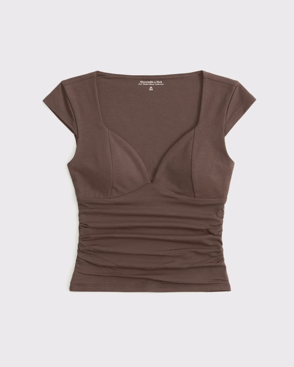 Women's The A&F Zoe Bra-Free Top | Women's Tops | Abercrombie.com | Abercrombie & Fitch (UK)