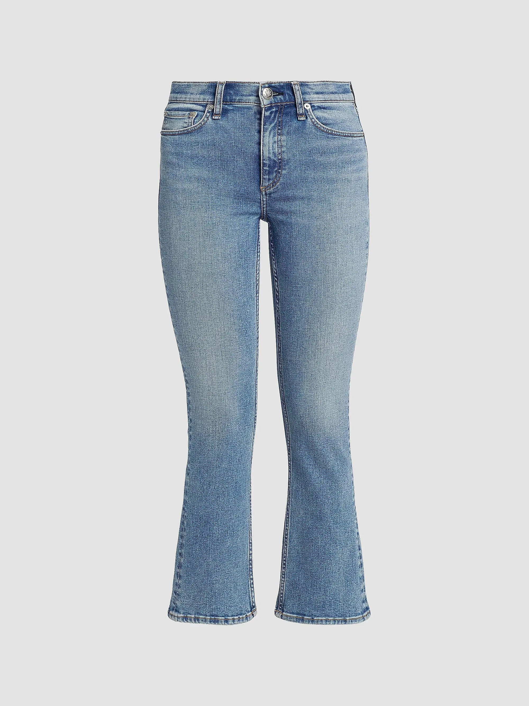 Flexi Peyton Cotton-Blend Kick-Flare Jeans | Saks Fifth Avenue