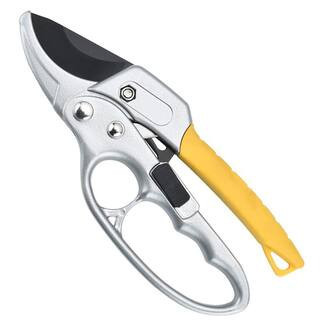 8 in. Hand Pruner, for Trimming Rose, Floral, Tree, Live Plants, Sharp Garden Scissors | The Home Depot