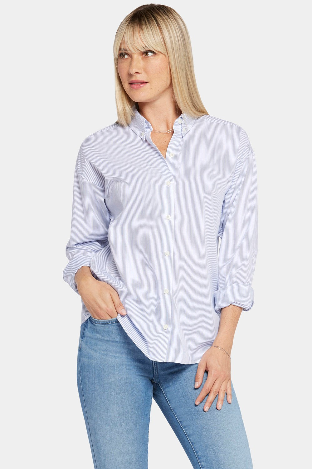 Stevie Shirt - Blue Stripe | NYDJ
