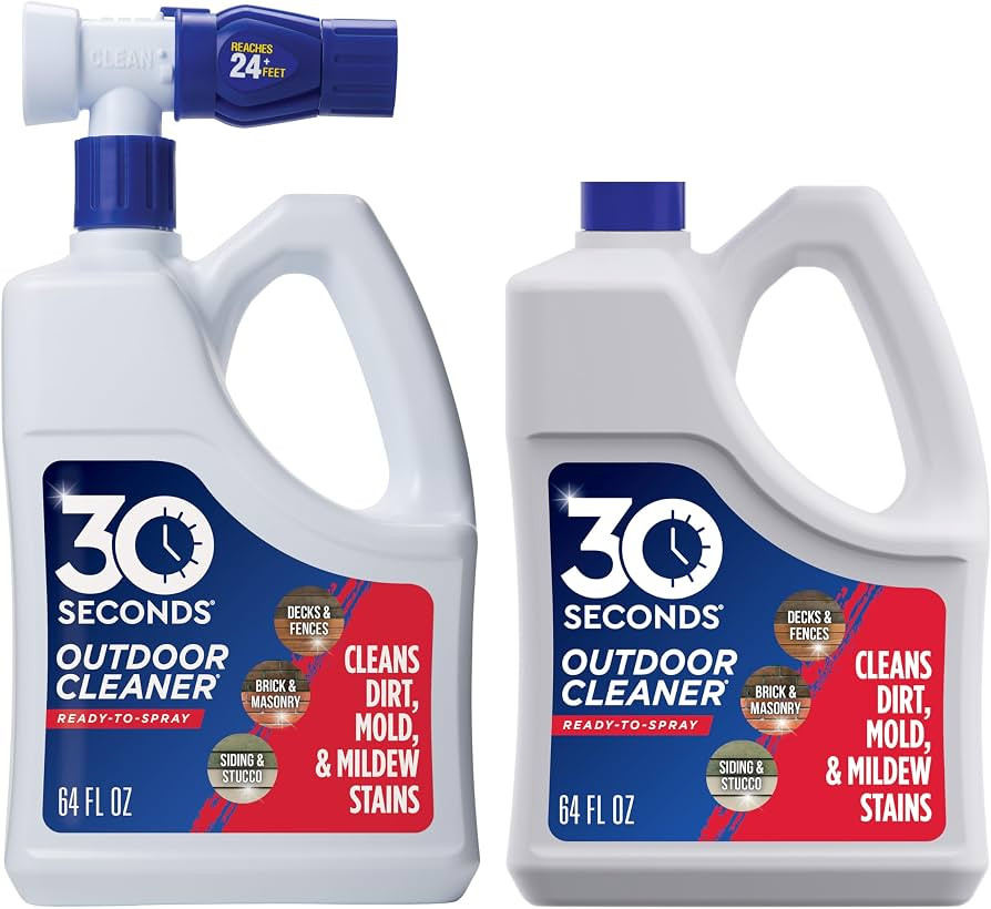 30 SECONDS Outdoor Cleaner 2 Pack with Hose End Sprayer | Amazon (US)