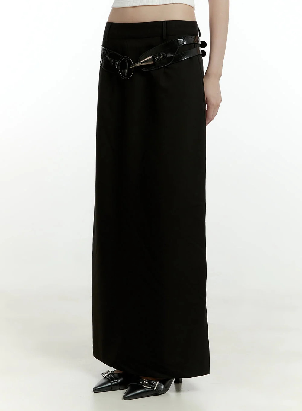 Solid Tailored Maxi Dress CL426 | Lewkin