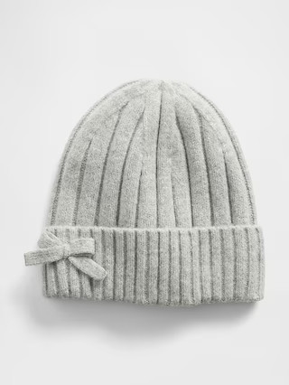 Kids CashSoft Bow Beanie | Gap (US)