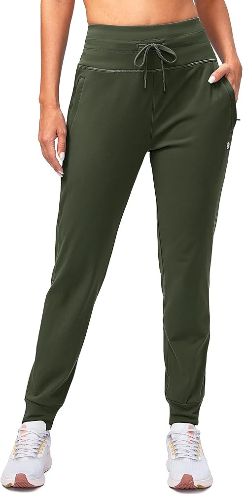 G Gradual Women's Fleece Lined Joggers High Waisted Water Resistant Thermal Winter Sweatpants Run... | Amazon (US)