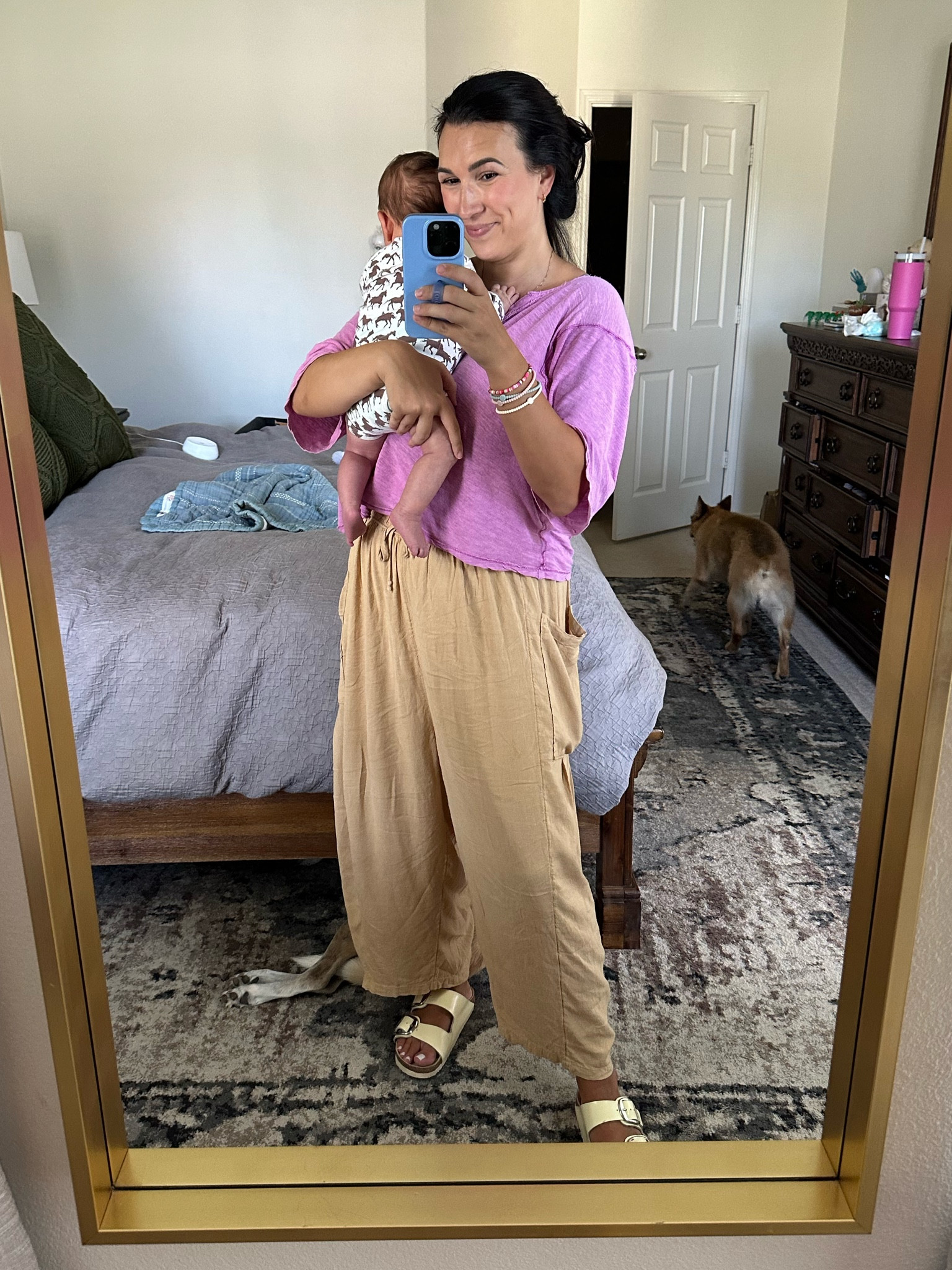 Comfortable Postpartum outfit

Casual tee: free people, sharing similar because mine is old!! I usually do a medium. 
Casual pants: SO COMFY. medium. 
Sandals: Birkenstocks are my favs. Love that mine are a bit elevated and can be dressed up or down. Sharing options! 
Bracelets: Jesus bracelets from amazon 

4th trimester

#LTKunder50 #LTKshoecrush #LTKSeasonal