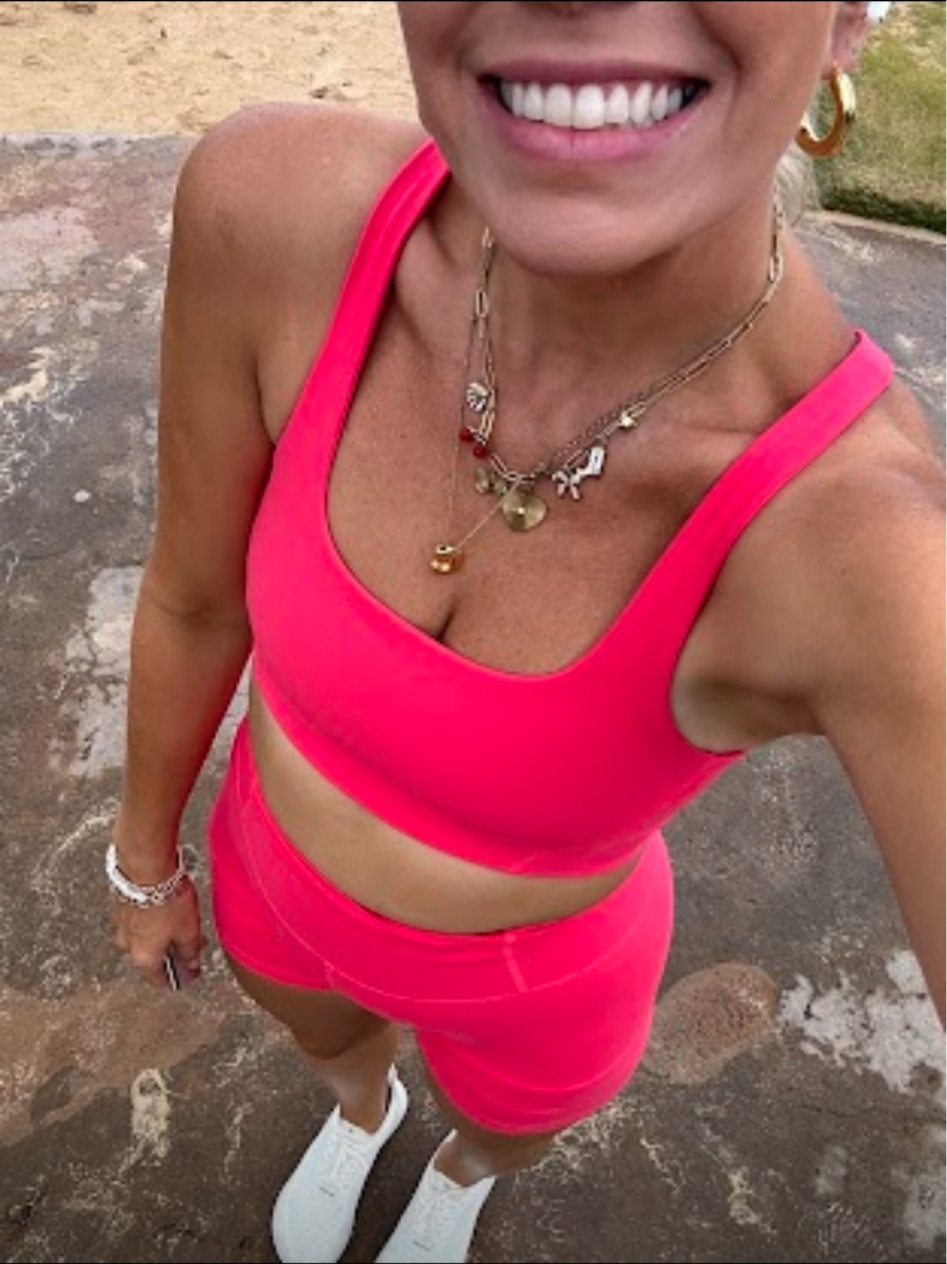 Free People workout set! Wearing a small in top and bottom! Material is incredible and I couldn’t say no to the color  

#LTKFindsUnder100 #LTKFitness #LTKStyleTip