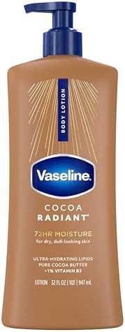 Vaseline Intensive Care Body Lotion Cocoa Radiant for Dry Skin Lotion Made with Ultra-Hydrating L... | Amazon (US)