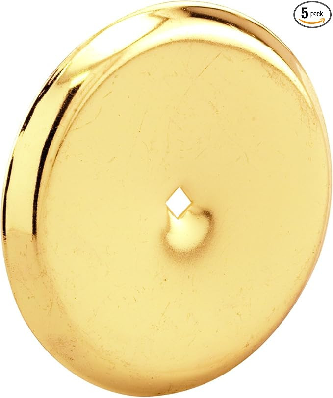 Prime-Line MP9200 Cabinet Knob Backplate, 2-13/16 inch Outside Diameter, Stamped Steel, Polished ... | Amazon (US)