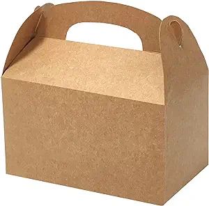 Bonfasvo Gift Boxes 30 Pack 6.2x3.5x3.5 inches Brown Fold Kraft Paper Boxes Bridesmaids Proposal ... | Amazon (US)