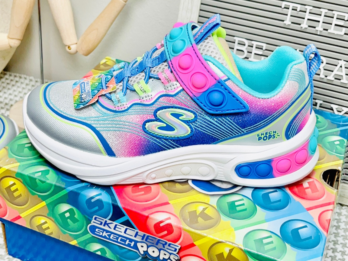How fun are these Sketcher POPS for kids?!!! My daughter loves them. She loves the way they fit and the vibrant colors! #sketchers #kids #popit #kidsshoes 

#LTKshoecrush #LTKkids #LTKfamily