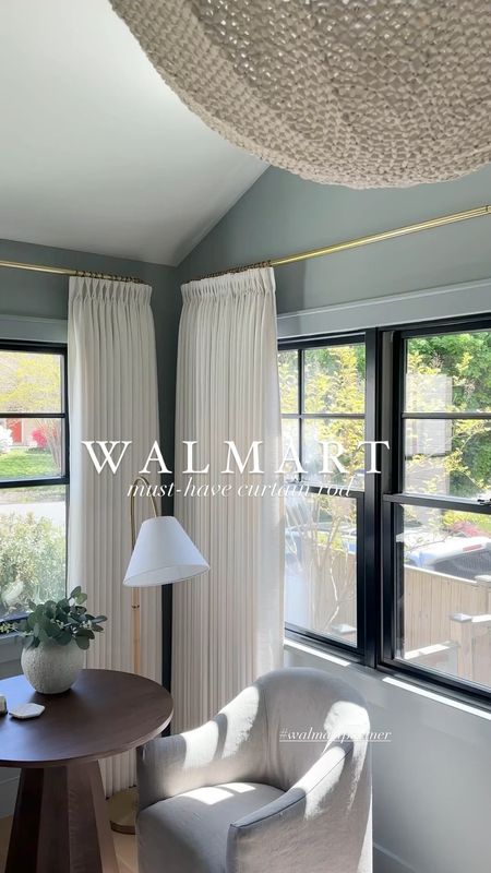 Don’t miss the restock on my French return curtain rods in brass! A great designer inspired look for less from Walmart!

Keep reading for more details on my custom Amazon curtains. 

Color: Ivory White 
Hanging Header Style: Triple Pleat
Single Panel Width: 150” wide
Single Panel Length (Height) in Inch: 90” long
Lining Type:Room Darkening, Shading Rate 70%-85%
Body Memory Shaped: Yes
Number of panels: 2