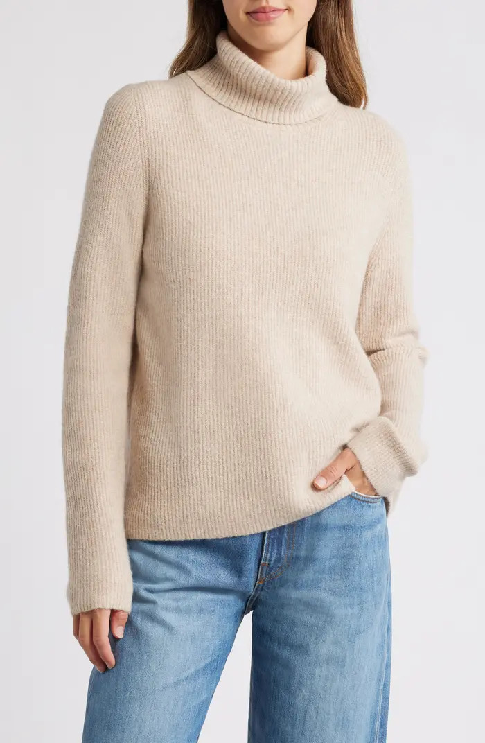 Rib Turtleneck Sweater | Nordstrom