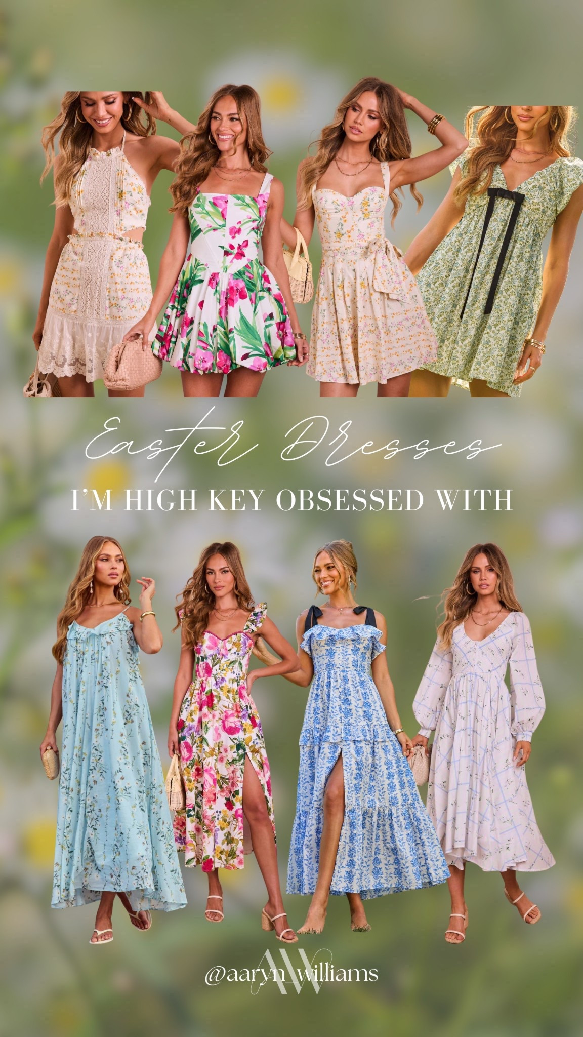 Easter dress roundup and they’re 50% off in the VICI flash sale 🌸🐣 these are the prettiest spring florals and I’m high key obsessed with every single one. perfect for Easter brunch, showers, or spring events.

shop my favorites before sizes disappear 💗

spring dresses, easter outfit ideas, floral dresses, feminine spring style, vici collection

#LTKSaleAlert #LTKSeasonal
