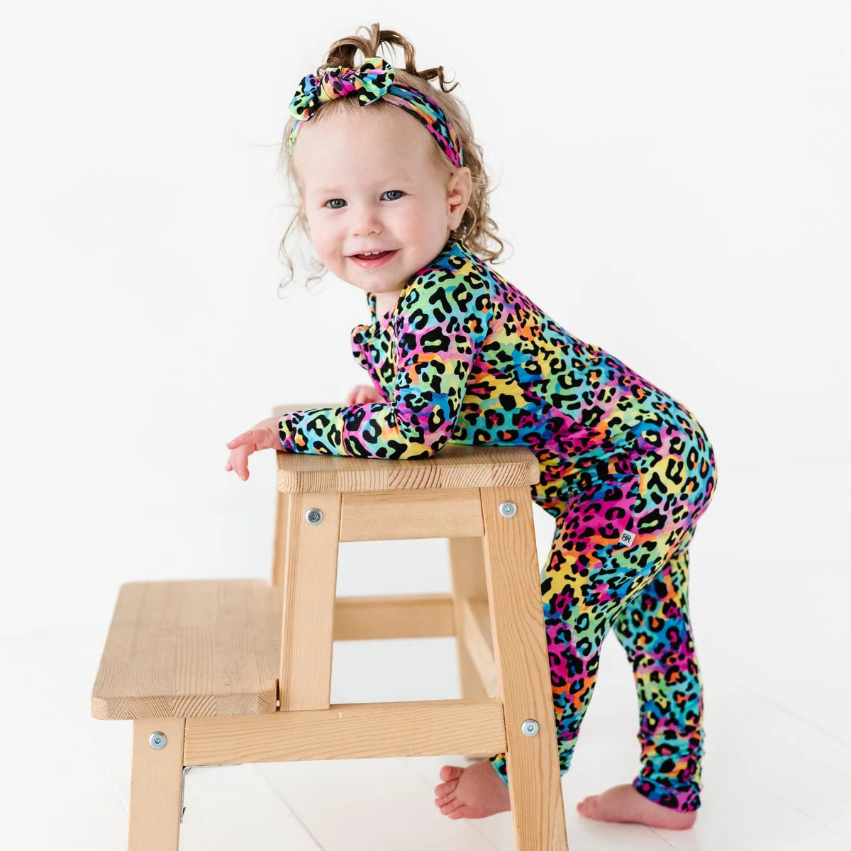 Roarin' Rainbow Convertible Romper | Bums & Roses