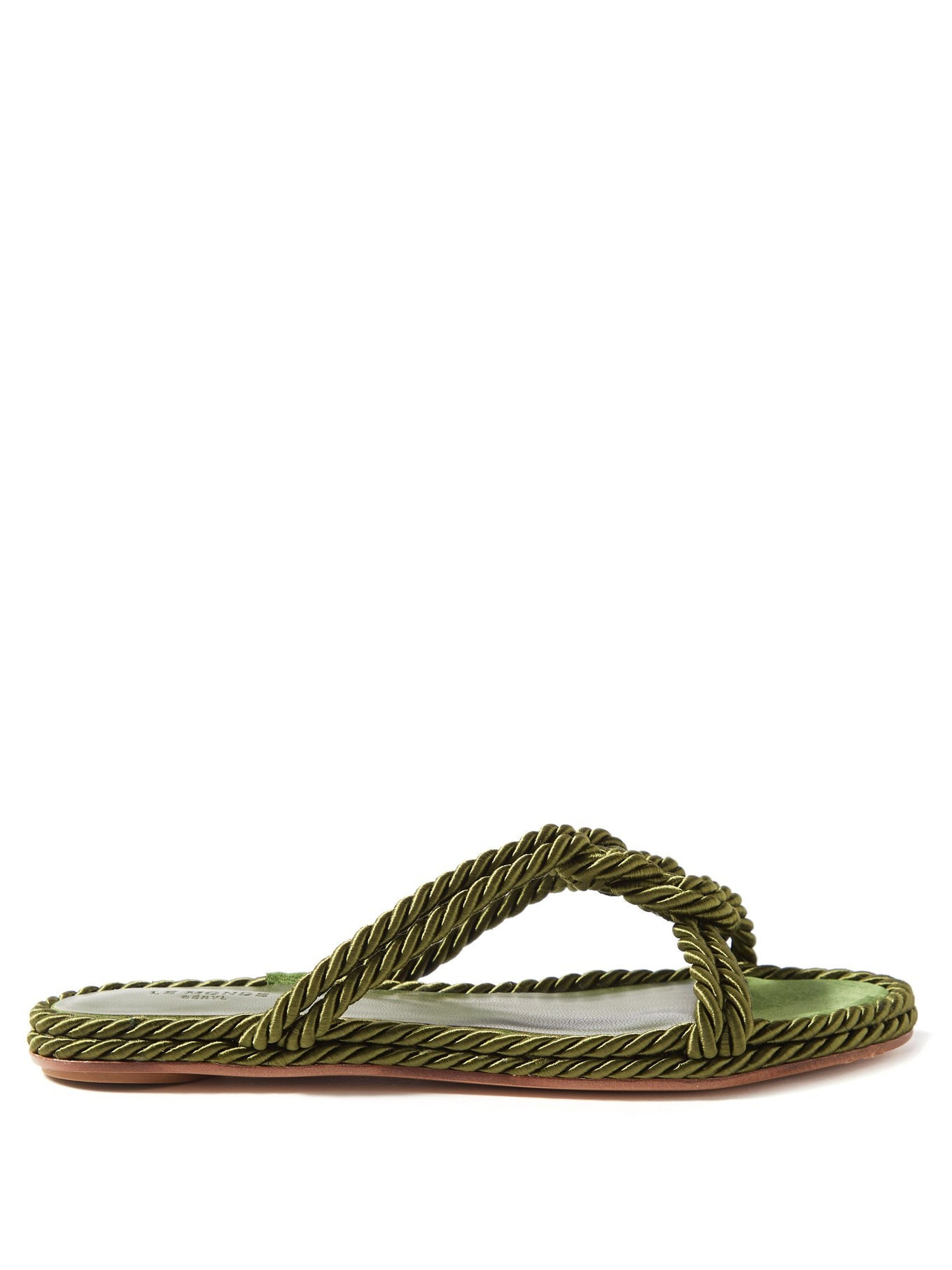 Rope-braided suede sandals | Matches (US)
