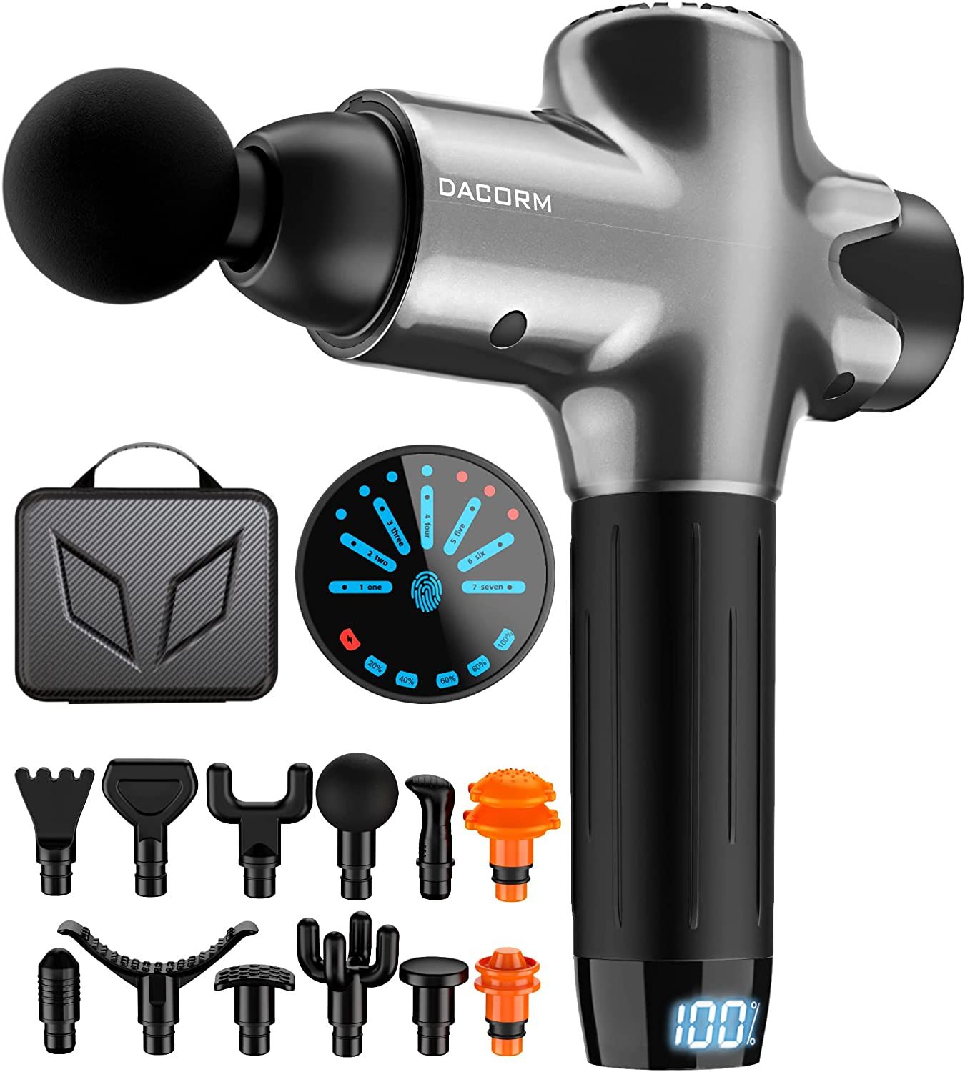 Massage Gun - Percussion Muscle Massage Gun for Athletes, Super Quiet Portable Electric Sport Mas... | Amazon (US)