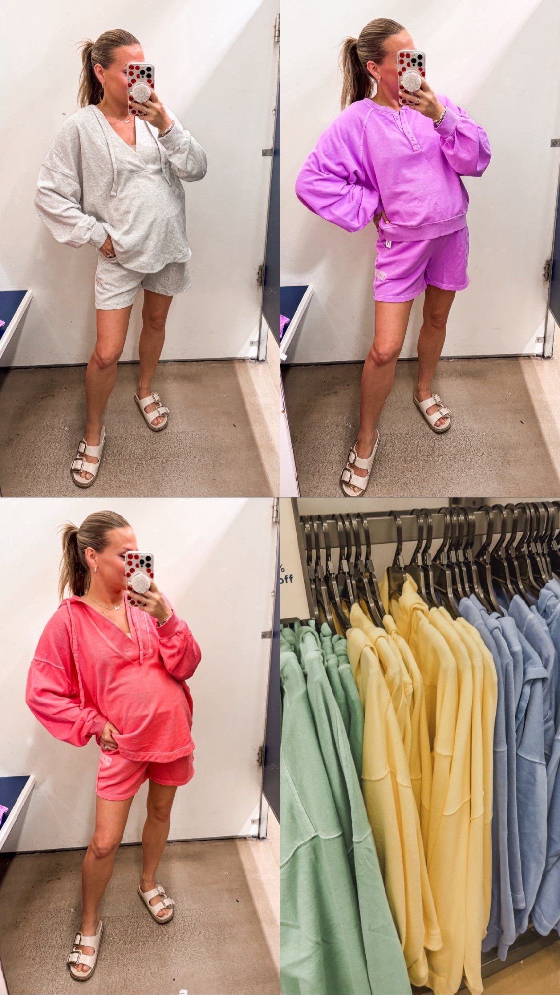 Obessed with all these sets and colors! Now 50% off! 
Size medium in tops
Size small in bottoms 

#LTKmomlife #LTKSeasonal #LTKBump