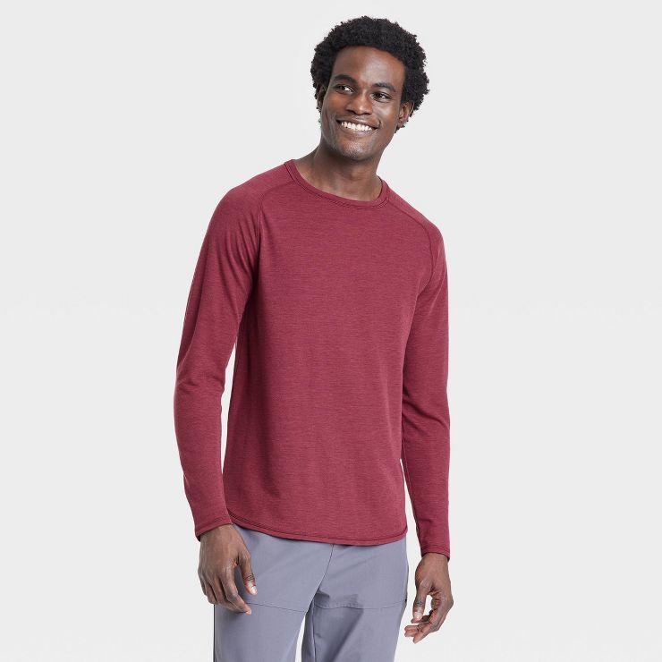Men's Merino Wool Long Sleeve Athletic Top - All in Motion™ | Target