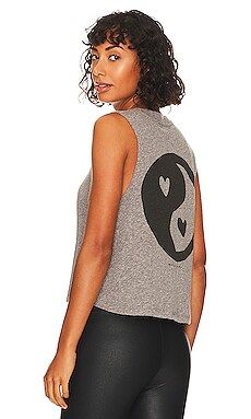 Spiritual Gangster Live In Gratitude Tank Top in Heather Grey from Revolve.com | Revolve Clothing (Global)