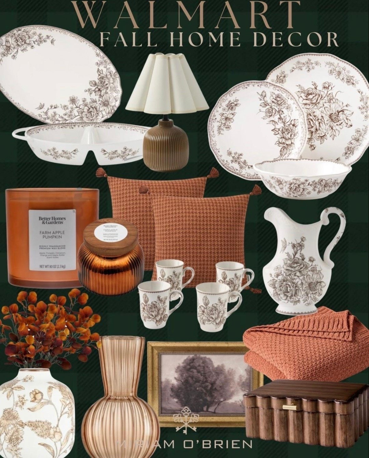 Fall home decor, but make it timeless. 🤎
I’m loving these warm, classic Walmart finds — floral dishes, woven textures, cozy throws, amber glass, beautiful vases, and pieces that add just the right amount of autumn to your home.
Perfect for creating that warm + collected fall look without spending a fortune. 🍂
Shop everything on LTK!
Follow @miriamobrien on Instagram and TikTok 🤍
#LTKHome #LTKFinds #LTKShopping #LTKCreator #WalmartHome #WalmartFinds #FallDecor #FallHomeDecor #AutumnDecor #CozyHome #HomeDecorInspo #ClassicHome #AffordableHome #FallInspiration #SeasonalDecor