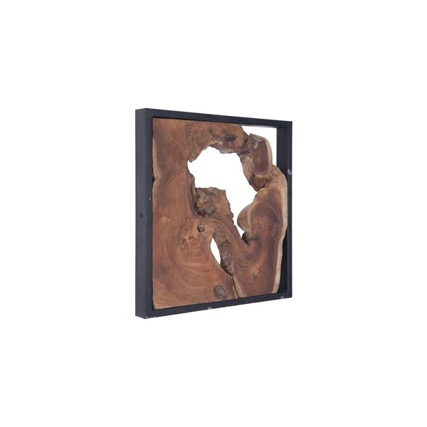 Framed Teak Tile Wall Décor | Wayfair North America
