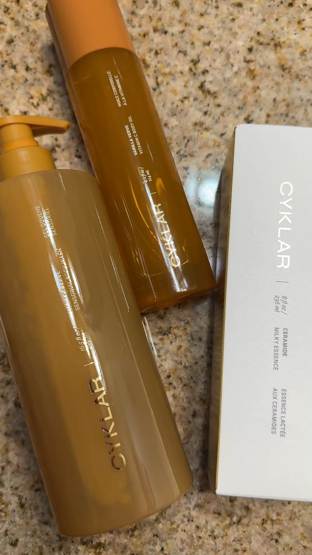 Cyklar’s Vanilla Verve collection is that girl!  The Vitamin C body oil was added to my daily shower routine immediately.  The body wash smells delicious and leaves your skin with a silky feel.  The Ceramide Milky Essence is a lightweight moisturizer that I like to layer with the body oil.  I am gonna grab the body lotion and perfume oil next. I really love this vanilla scent.  So good!