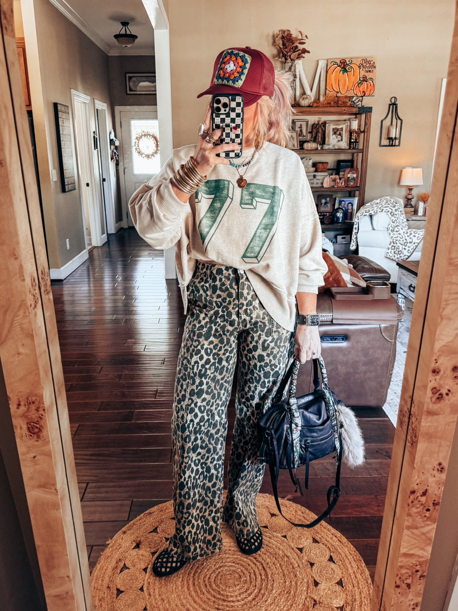 Wore this last week to run errands! It was a warmer day so I wore these jelly shoes so my feet wouldn’t be hot! I love these shoes. I’m wearing a medium in the sweatshirt and pants. 


#LTKStyleTip #LTKFindsUnder50 #LTKOver40