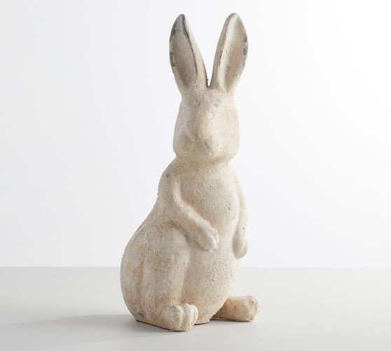 Stone Easter Bunny Sculptures | Pottery Barn (US)
