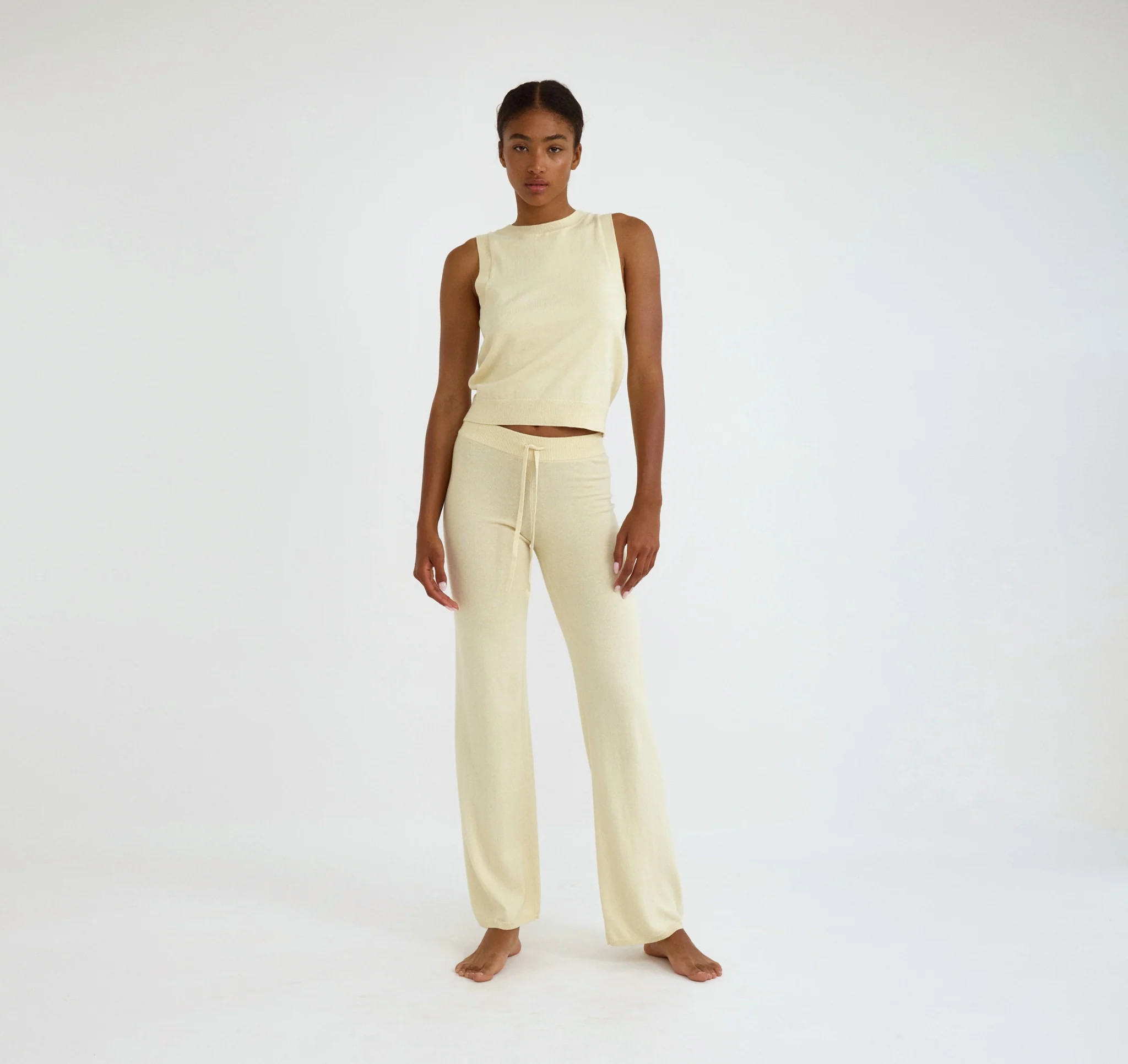 Buy Soft Knit Straight Leg Pants | Fast Delivery | Organic Basics US | Organic Basics