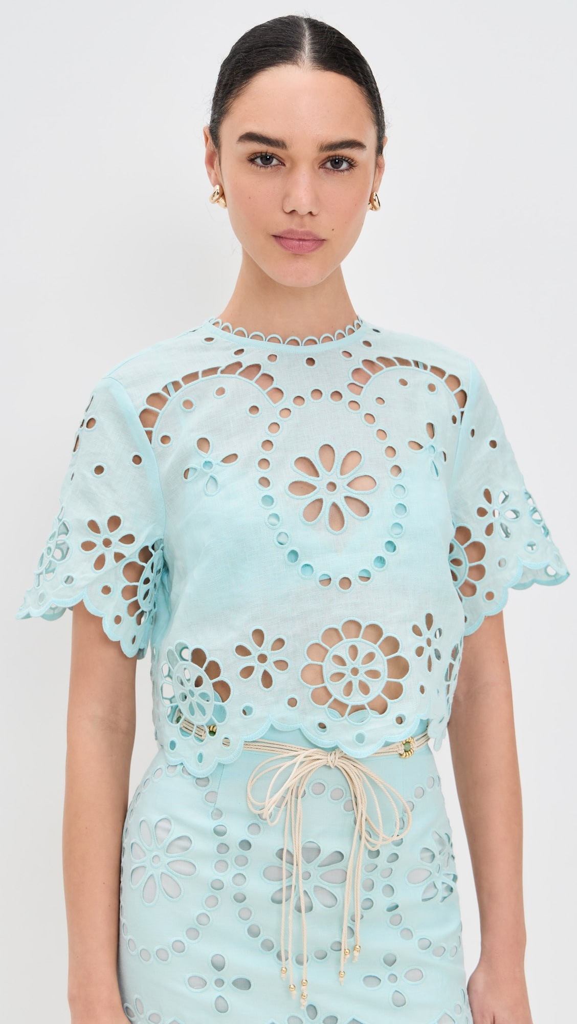 Awaken Embroidered Bodice Shirt | Shopbop