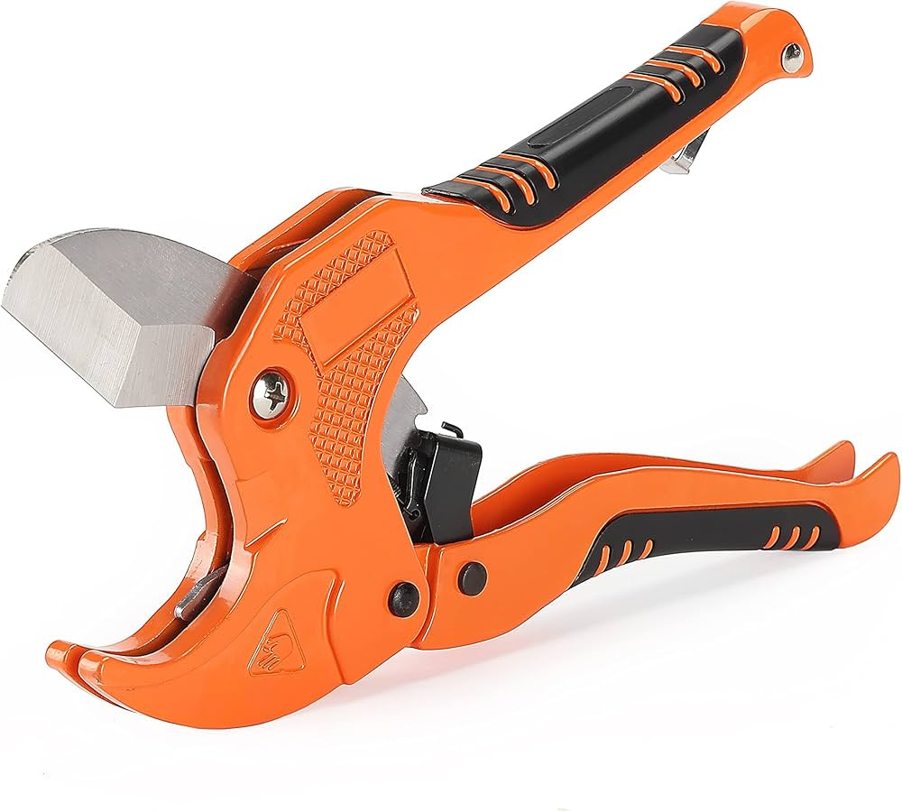 Bates- PVC Pipe Cutter, Cuts up to 1-1/4", Ratcheting PVC Pipe Cutter Tool, Pipe Cutters PVC, PVC... | Amazon (US)