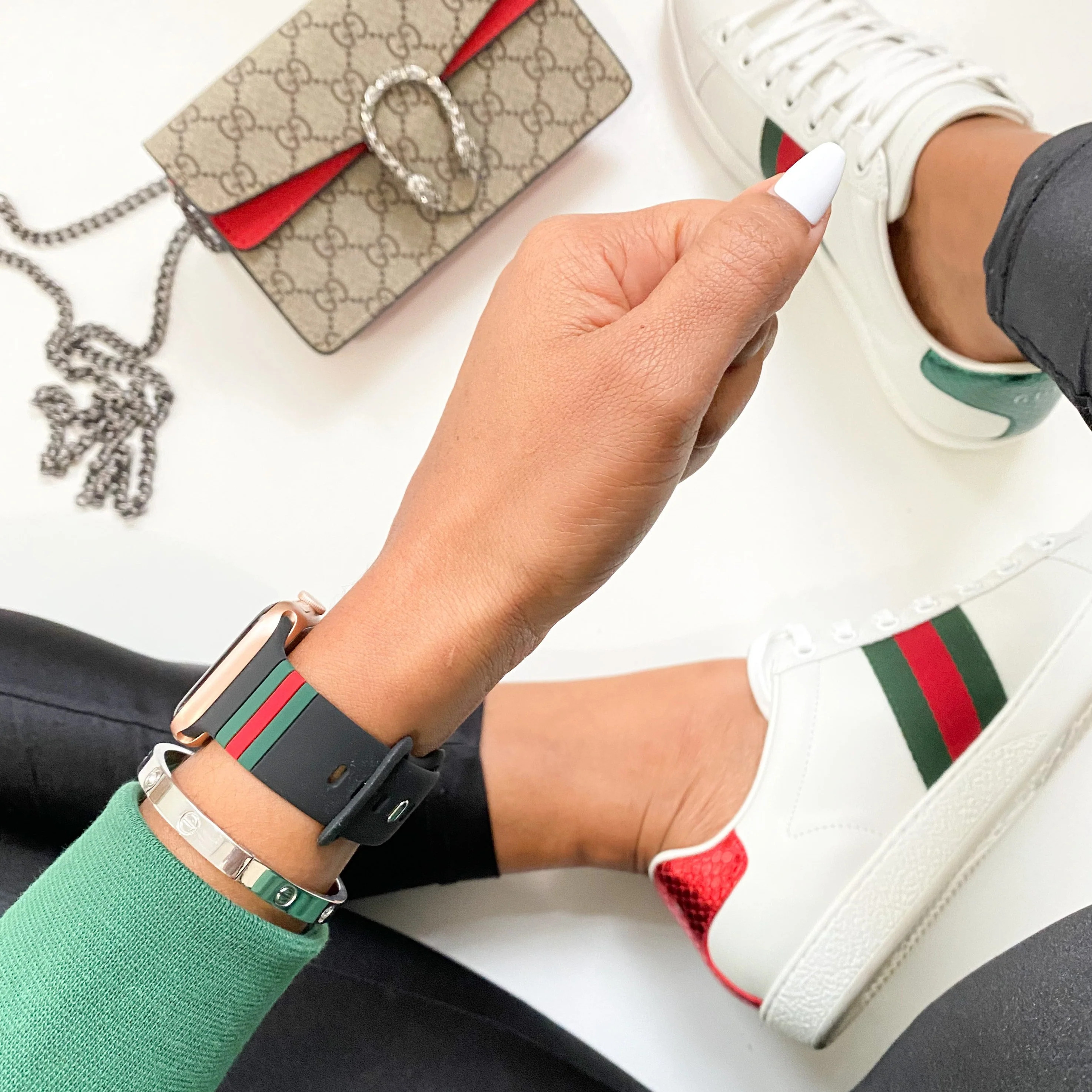 Skylar Black Apple Watch Band | StrawberryAvocados