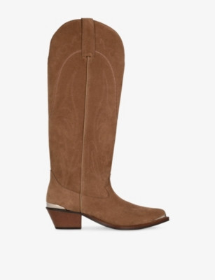 Knee-High Western Suede Boots | Selfridges