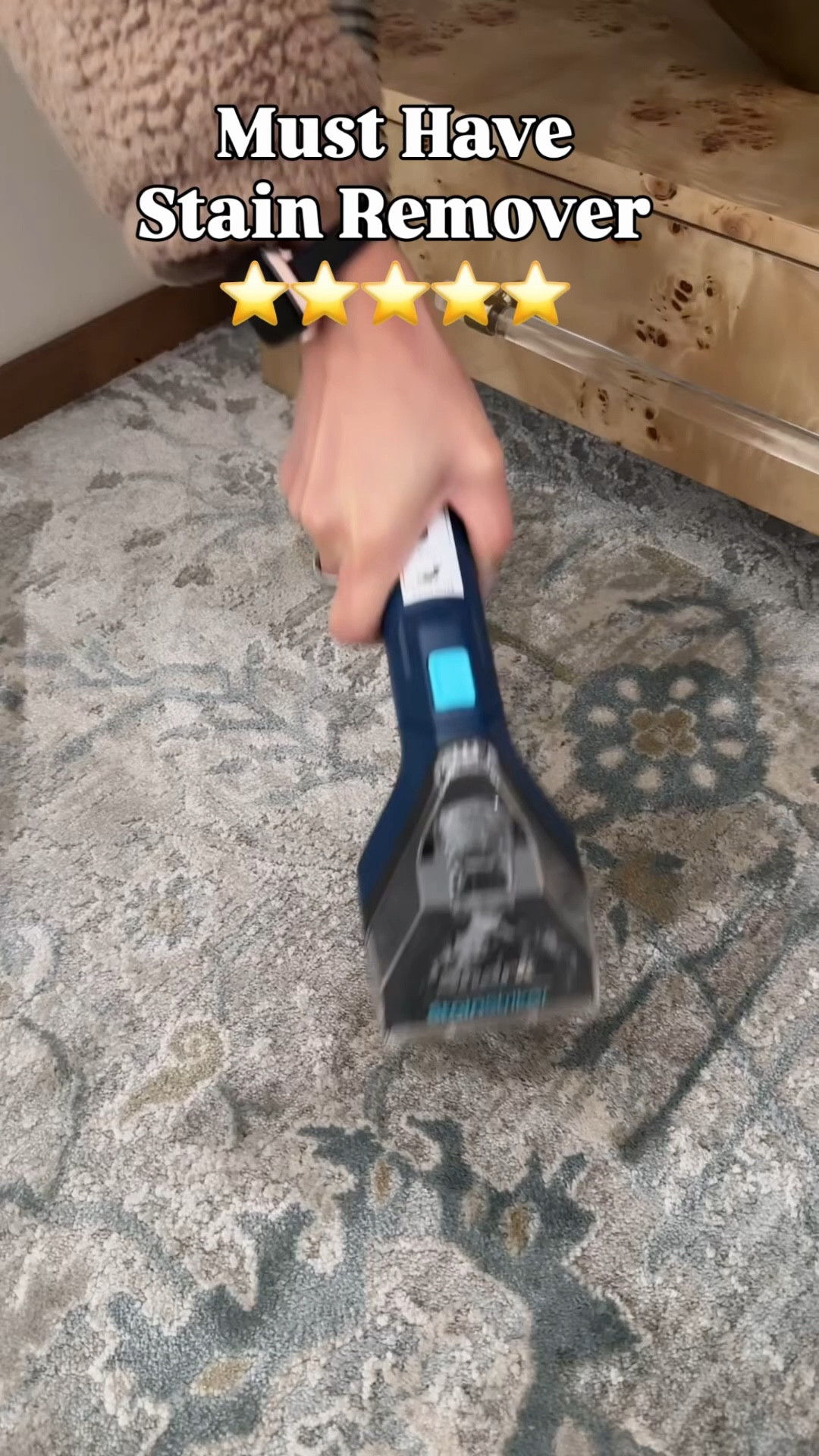 Must have stain remover! The Shark StainStriker is now on sale for Amazon Big Spring Deals!! Also linked my rug and nightstand!! 