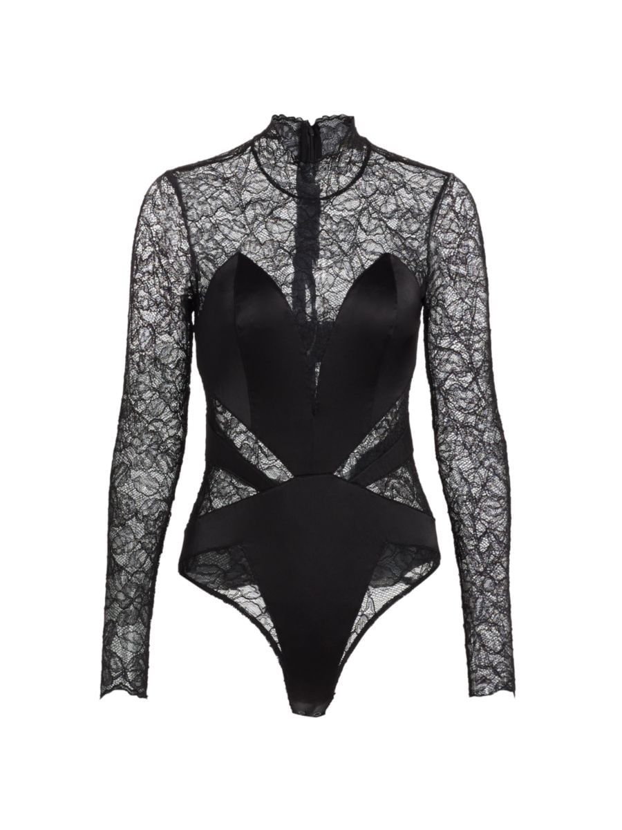 L'AGENCE Spritz Lace Bodysuit | Saks Fifth Avenue (UK)
