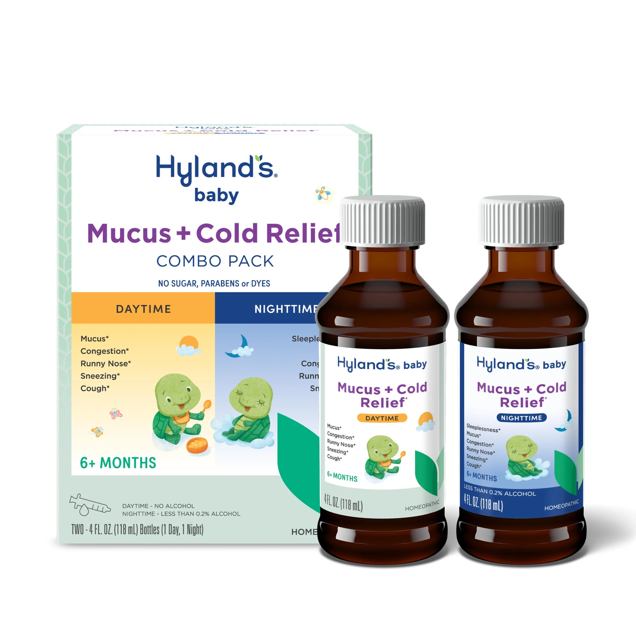 Hyland's Baby Mucus and Cold Relief Liquid, Day & Night Combo Pack, 8 fl oz | Walmart (US)