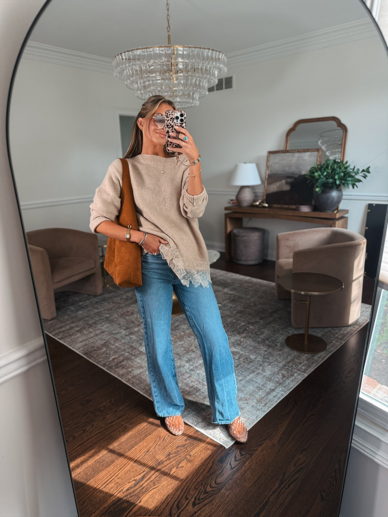 Fall Jean look!! 🤍🤎🤍🤎

#LTKgrwm #LTKootd #LTKdayinmylife