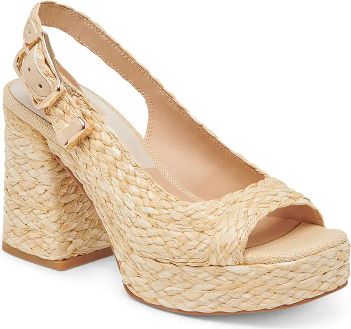 Dolce Vita Flores Slingback Platform Sandal (Women) | Nordstrom | Nordstrom